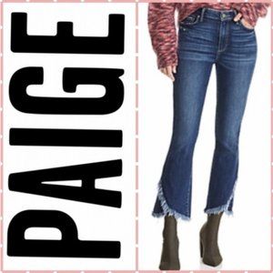 Paige transcend vintage Colette frayed crop flare
